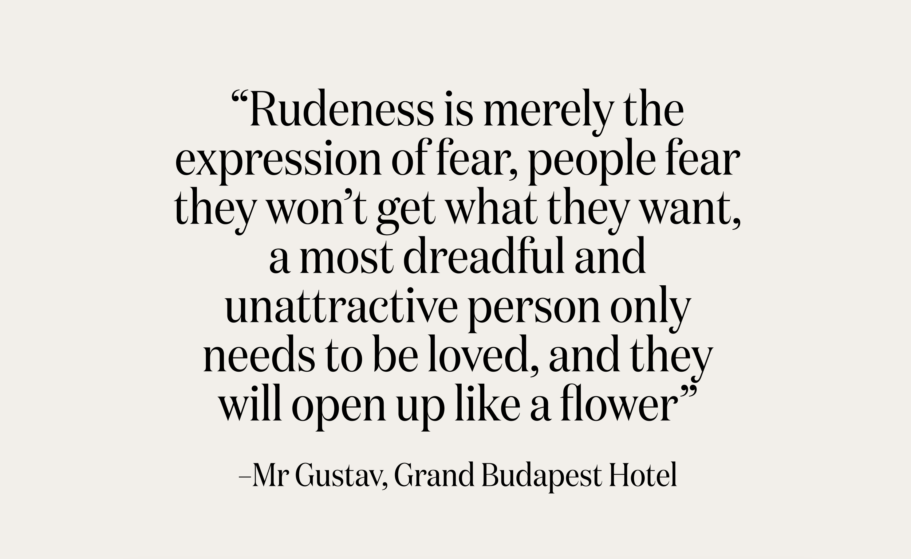 rudeness